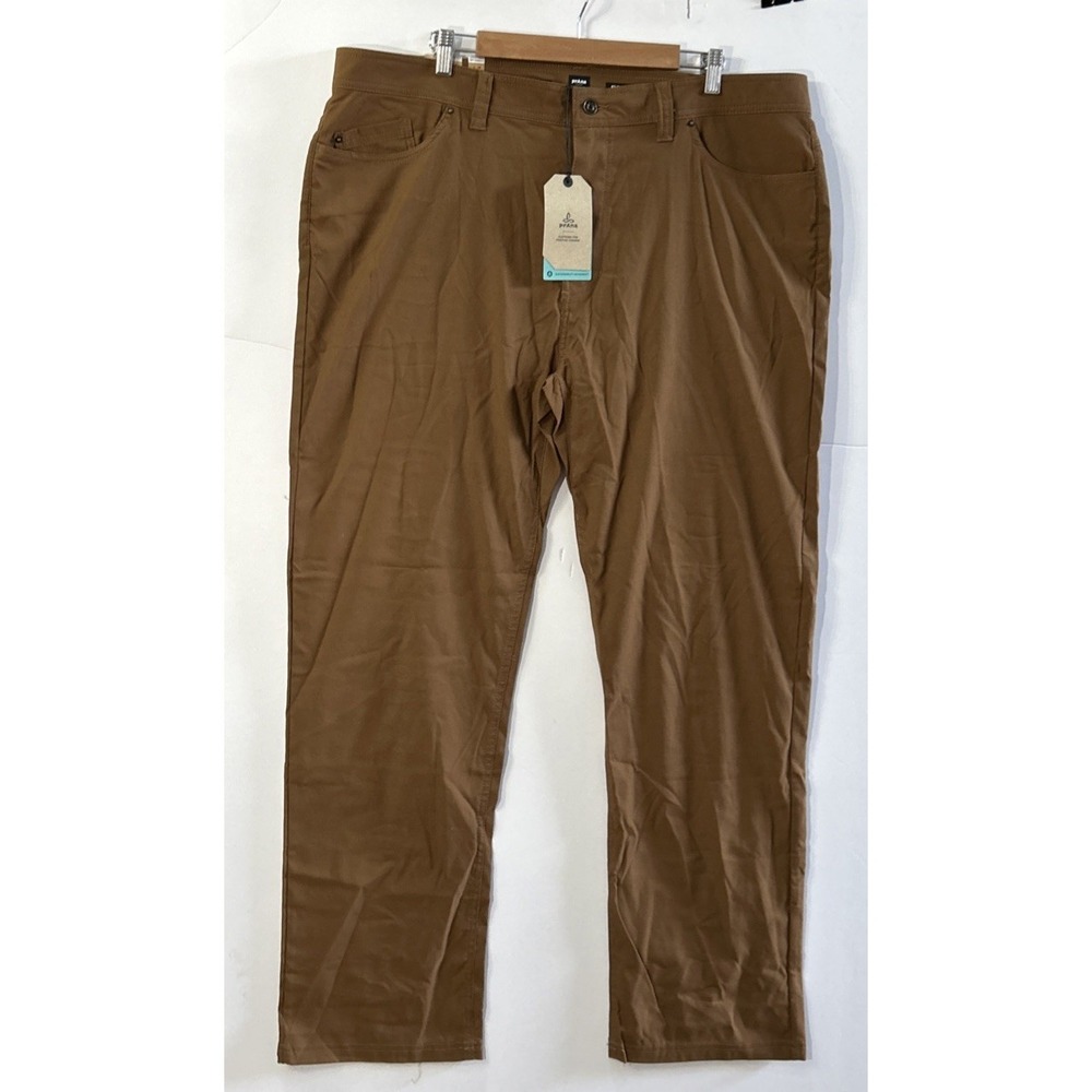 NWT Mens Brion Slim Fit Chino Pants ll Tapered Leg Nylon Stretch 42 42x32 $85